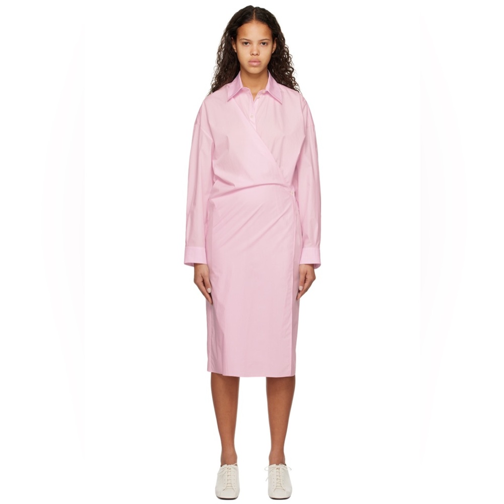 Lemaire Pink Twisted Dress